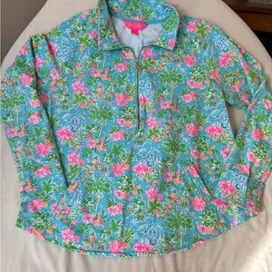 Lilly Pulitzer Disney half zip pullover